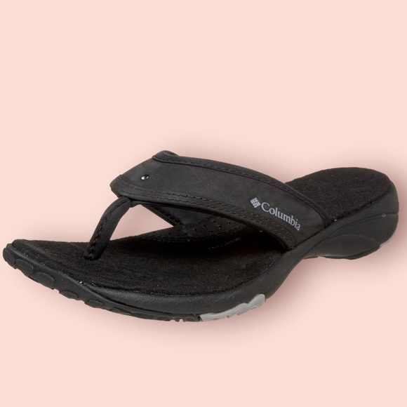 🌸 Columbia Black Kambi Ladies Sandal. 100% Nubuck & Lycra. Ladies size 6 🌸 - Picture 2 of 9